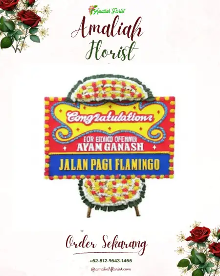 Sewa Papan Bunga Gedung Pernikahan Cibinong